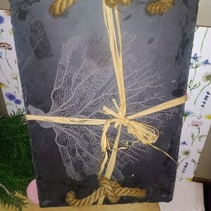 Decorative Slate Tray with Rope